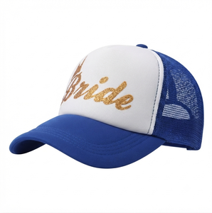 Wholesale Embroidered Printed Fashion Mesh Trucker <b>Hat</b> Custom Logo 100% Polyester Unisex Best Selling <b>Top</b> Quality Trucker <b>Hat</b> - Product Image 1