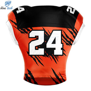 OEM Custom Breathable Short Sleeve American Football Jersey with Name and Number for Clubs and Teams - Product Image 5