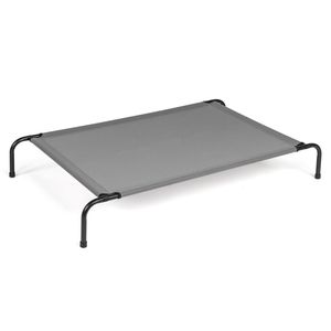 Cuccia per Cani XL in Lino 127x79x20 cm, Rettangolare/Ovale, per Interni, con Imbottitura in Cotone Rimovibile per Inverno e Primavera, Fantasia Tinta Unita - Product Image 6