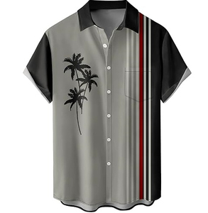 Custom Design Print Pattern Men Plus Size Anti-UV 50+ <b>Half</b> Sleeve Beach <b>Shirt</b> Breathable Knitted Quick Dry Casual <b>Shirts</b> - Product Image 1