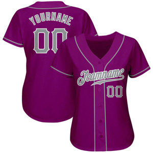 เสื้อซอฟต์บอลผู้หญิงแบบสั่งทำ ระบายอากาศ แห้งเร็ว โพลีเอสเตอร์ 100% แขนสั้น น้ำหนักเบา ชุดกีฬาฤดูร้อน - Product Image 4