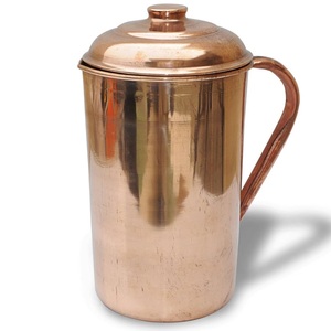 Exportador al por mayor de jarras de cobre para purificación de agua para uso doméstico, hotelero y sanitario de fabricante y proveedor indio - Product Image 2