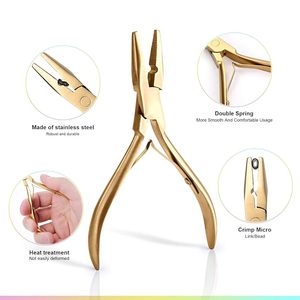 Kit Profesional de Herramientas para Extensiones de Cabello, Alicates para Extensiones de Cinta, Anillo de Acero Inoxidable, Aguja de Bucle, Gancho para Tirar, Accesorios OEM - Product Image 3