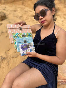 Nuevo Real hecho a mano cubierta dura tela cierre diario bohemio tradicional Vintage cubierta colorida sin forro reciclado hoja diarios - Product Image 6