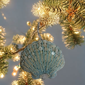 Broderie Zari perlée de haute qualité, multicolore, faite à la main, de toutes formes, au design attrayant, pour mur de Noël, fabriquée en Inde - Product Image 2