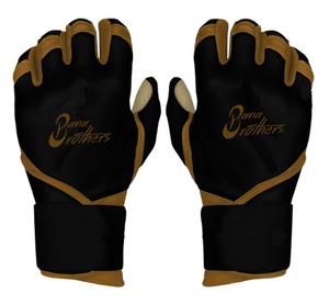 Guantes de béisbol de alta calidad con palma de cuero vacuno y logotipo personalizado - Product Image 1