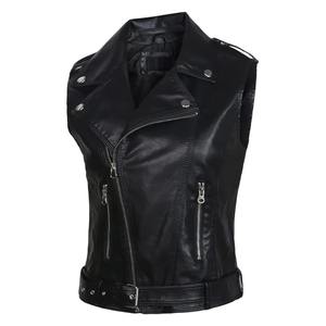 Chaleco de Cuero para Mujer Hecho a Medida, Ajustado, Impermeable, de Alta Calidad, con Triple Botonadura, Hecho en Pakistán - Product Image 6