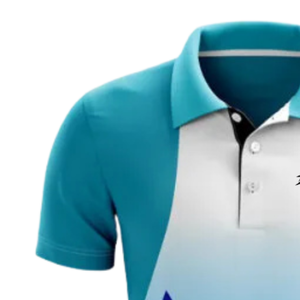 Men Sky Blue <b>White</b> Sublimation <b>Cricket</b> Jersey Short Sleeve Sports Shirt Athletic Match Wear Team Uniform Performance Clothing - Product Image 4