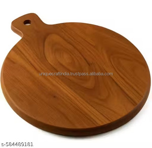 Planche à fromage UniCurve en bois de mangue/acacia |   Plateau de service rectangulaire durable et non toxique, épaisseur 2,0 cm, avec bord incurvé |   Élégant - Product Image 4