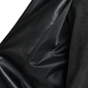 Chaqueta Universitaria de Cuero de Diseño Personalizado OEM, Hecha con Cuero 100% Genuino con Bordado Chenille, Chaquetas Bomber Personalizadas a Bajo Precio - Product Image 6