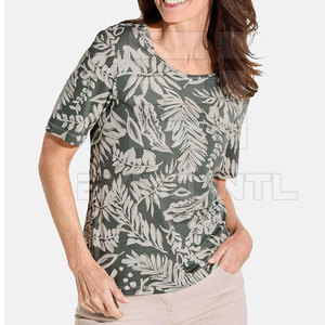 Camiseta de Poliéster Transpirable y Ecológica para Mujer 2026, Estampada, Corte Regular, Secado Rápido, Alta Calidad, Personalizable - Product Image 6