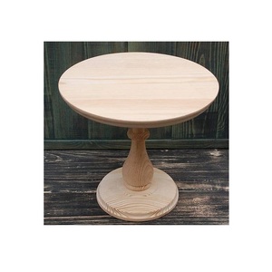 Base para Pastel de Madera Rústica con Acabado Liso para Pasteles Caseros y Exhibiciones Decorativas - Product Image 5