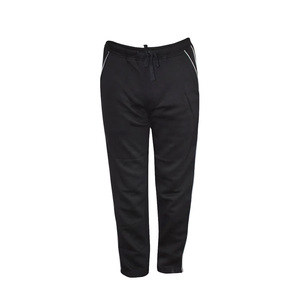 Men's Black Full Sleeve Zipper Tracksuit <b>Jacket</b> With Side Pockets Stand Collar Casual Breathable Polyester Winter Wear - Product Image 3