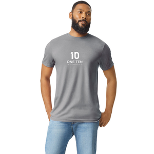 Camiseta de Hombre Cement CVC, Camiseta de Manga Corta con Cuello Redondo de Mezcla de Algodón Suave, Camiseta Informal Transpirable para Uso Diario, Personalizada - Product Image 1