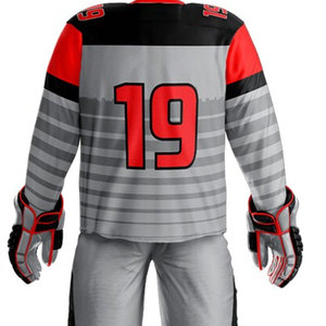Uniforme de Hockey sobre Hielo Personalizado con Logotipo, Unisex, Nombre del Equipo Impreso Digitalmente, Venta Directa de Fábrica - Product Image 5