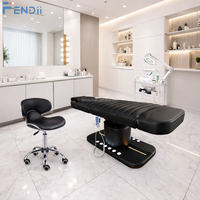 Lit de beauté professionnel réglable pour salon, chaise de traitement spa, lit facial pour salon de beauté