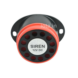 ไซเรนแบบเพียโซ RBS116 24V DC สีดำและสีแดง - Product Image 1