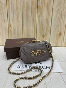 Sabyasaachi doux Satin acrylique soirée pochette fabriqués à la main mode mariée mariage Festival bonbons motif chaîne sangle luxe sac à main - Product Image 2