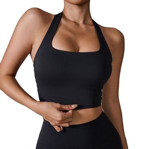 Soutien-gorge de sport pour femmes conçu sur mesure à bas quantité minimale de commande vente en gros mondiale de soutiens-gorge de gymnastique respirants avec soutien de grande taille Fabricant OEM/ODM - Product Image 1