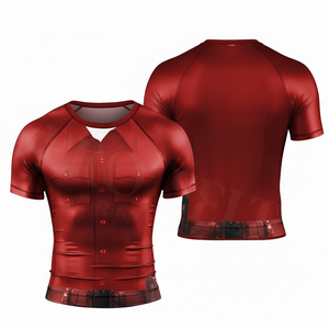 เสื้อแรชการ์ดสำหรับฝึกซ้อม BJJ ระบายอากาศได้ดี แห้งเร็ว กระชับกล้ามเนื้อ สำหรับผู้ชาย ออกกำลังกาย ฟิตเนส เล่นน้ำ ทนทาน - Product Image 5