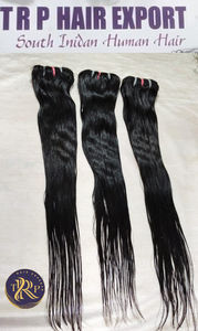 Trama de cabello virgen recto de alta calidad de 24 \ "de Temple 100% cabello trenzado Natural - Product Image 4