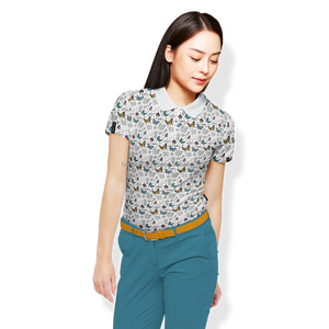 Chemises polo de golf personnalisées pour femmes T-shirts en polyester spandex à séchage rapide avec impression Cool Max Vêtements de cérémonie grande taille pour femmes - Product Image 5