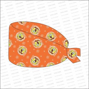 Printed Nurse <b>Cap</b> Polyester Nursing <b>Scrub</b> <b>Cap</b> Tie Back Nurse Headwear Medical Head Cover for Healthcare Professionals Vaslcare - Product Image 3