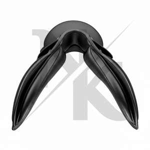 Selle de dressage haute performance en cuir véritable, confortable et durable, avec arceau en bois, pour l'équitation anglaise, produits équestres d'Inde. - Product Image 2