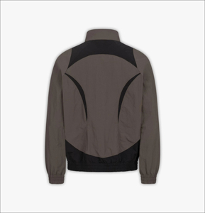 Survêtement pour hommes, couleur unie, veste et pantalon sportifs à fermeture éclair intégrale avec poches latérales, polyester respirant, vêtements d'automne - Product Image 4