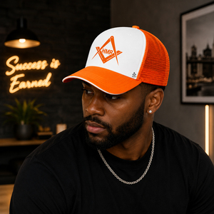Ropa Masónica Griega, Regalia Masónica, Hermandad, Fraternidad, Gorra de Béisbol con Bordado de Hilo Dorado - Product Image 3