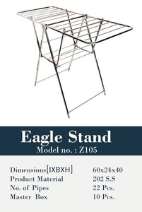 Séchoir à linge pliable en acier inoxydable mural, organisateur de buanderie, support de rangement pour vaisselle de cuisine - Product Image 2