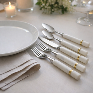 Creative Design Resin Handle & Stainless Steel <b>Salad</b> <b>Server</b> Sets Scoop Serving Fork Spoon <b>Salad</b> <b>Servers</b> - Product Image 4