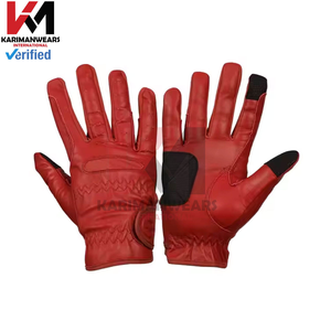 Guantes de Equitación de Cuero Transpirables para Niños y Adultos, Venta al por Mayor del Fabricante, Guantes Ecuestres con Logotipo Personalizado - Product Image 5