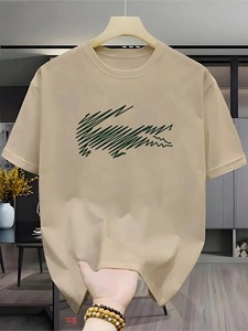 Custom Luxury Print Cotton T Shirt <b>Men</b> Women O-Neck Casual Short Sleeve Hip Hop Fashion Tee - Product Image 4