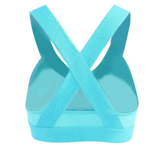 Soutien-gorge de sport personnalisé pour le yoga, compression écologique, maintien moyen, séchage rapide, coussinets amovibles, couleurs personnalisables à l'avant, en promotion - Product Image 4