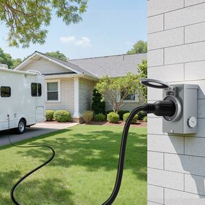 Caja de entrada de energía para generador de alta resistencia de 30 amperios, cable de extensión de 15 pies, 125/250V, NEMA L14-30P L14-30R SJTW, calibre 10, 1555 - Product Image 2