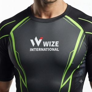 Débardeur Athlétique Homme à Manches Longues Respirant Séchage Rapide UPF50+ Écologique Anti-Bactérien en Tissu Spandex/Polyester - Product Image 4