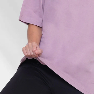 T-shirts personnalisés de qualité supérieure pour femmes, coupe ample, 100% coton, surdimensionnés, blancs, de haute qualité - Product Image 6