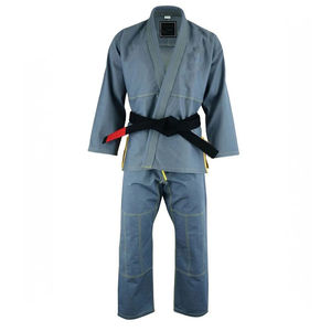 Uniformes d'arts martiaux personnalisés en gros pour hommes et femmes, karaté, judo, jiu-jitsu, 100% coton, haute qualité, logo personnalisable sur le devant - Product Image 3