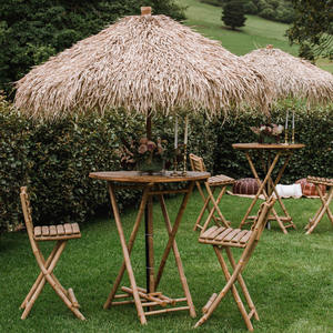 Sombrilla de Patio de Bambú Natural con Techo de Paja, Sombrilla de Jardín para Exteriores, Parasol de Bambú Ecológico, Venta al por Mayor Kingcraftviet - Product Image 2