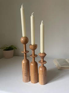 Centro de mesa de madera para velas, ideal para mesas de comedor, eventos de boda y para añadir un encanto natural cálido a los espacios. - Product Image 6