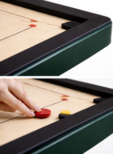 Tablero de Carrom de Madera de Primera Calidad con Esquinas Cuadradas para 4 Jugadores, Ecológico, Duradero, Base de Pedestal Personalizable, Entretenimiento Familiar - Product Image 5