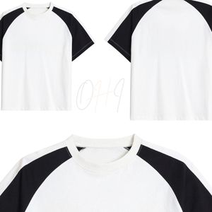 T-shirt Raglan Homme Personnalisable avec Logo, Coton Lourd 100%, Streetwear Uni, Coupe Ample, Style Baseball, Ajustement Classique, Décontracté - Product Image 5