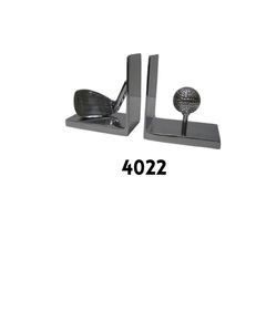 Juego de sujetalibros de metal con diseño de palo de golf y pelota de aluminio para decoración del hogar y oficina, disponible al mejor precio. - Product Image 6