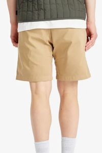 Shorts Bermuda en Coton Oxford Kaki pour Hommes, Taille Élastique, Couleur Unie, Coupe Décontractée, Tissu Respirant à Taille Mi-Haute - Product Image 5