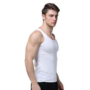 Camiseta Deportiva OEM Singlet Y Back para Hombre, de Algodón y Elastano, para Fisicoculturismo - Product Image 2