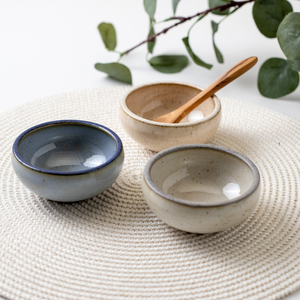 Petits bols en céramique Mino Ware 100 mm, assiettes de table compatibles lave-vaisselle pour hôtels - Product Image 1