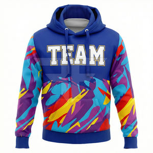 Sudaderas con Capucha de Forro Polar para Hombre, Sublimadas, de Alta Calidad, Mezcla de Poliéster/Algodón, Secado Rápido y Transpirables, Estilo Casual, Gran Venta - Product Image 2