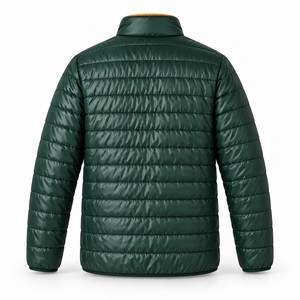 Wholesale Men's Lightweight Puffer <b>Jacket</b> Quilted Windproof Winter Coat Custom Logo Full Zip Outdoor OEM Manufacturer Supplier - Product Image 2
