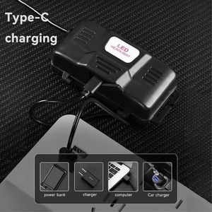 Lampe frontale LED rechargeable par USB pour le camping et la randonnée, expédition USPS uniquement - Product Image 5
